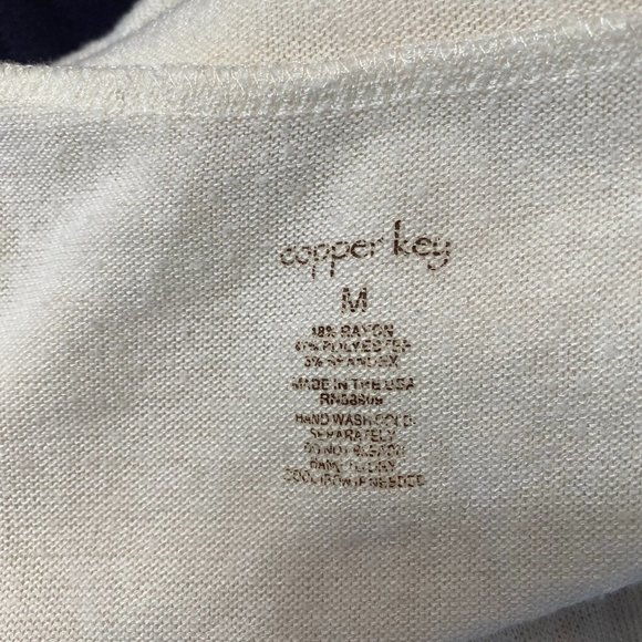 Copper Key Gold Dots Long Sleeve Tee - Picture 2 of 5